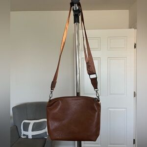 Montana West Brown Leather Handbag